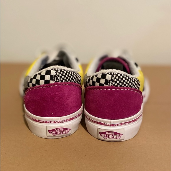 Vans multi color-pattern sneakers toddler size 6 - Picture 2 of 5